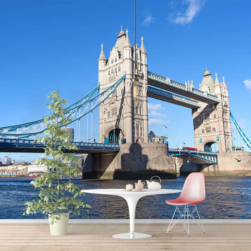 Murale Tower Bridge, L 100 po x l 144 po