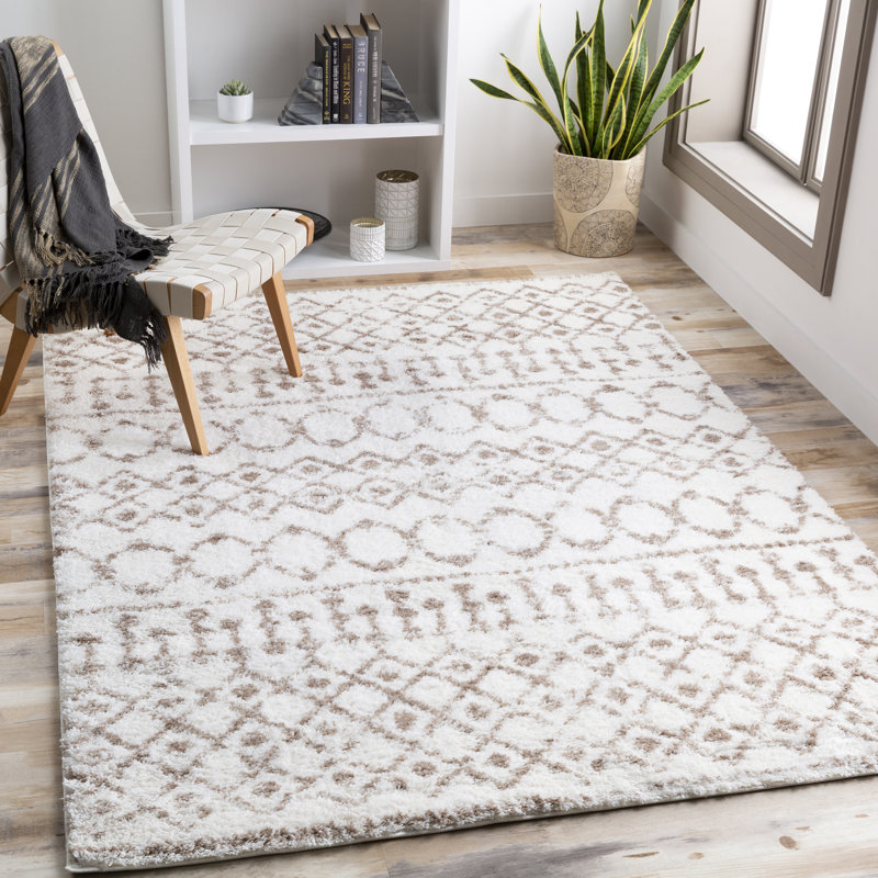 Southwestern Indoor Rug, Rectangle 6'7" x 9'