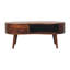 Table basse simple en bois massif Hufnagel