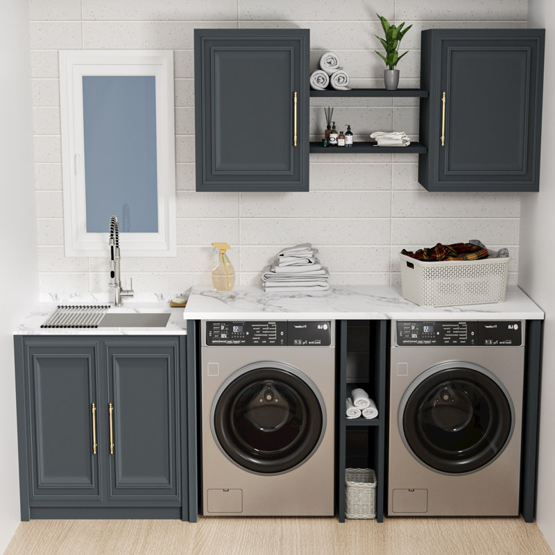 24" L x 18" W Undermount Laundry Sink Stainless Steel Utility sink Large Capacity Utility Sink Yard Sink, Stainless Steel