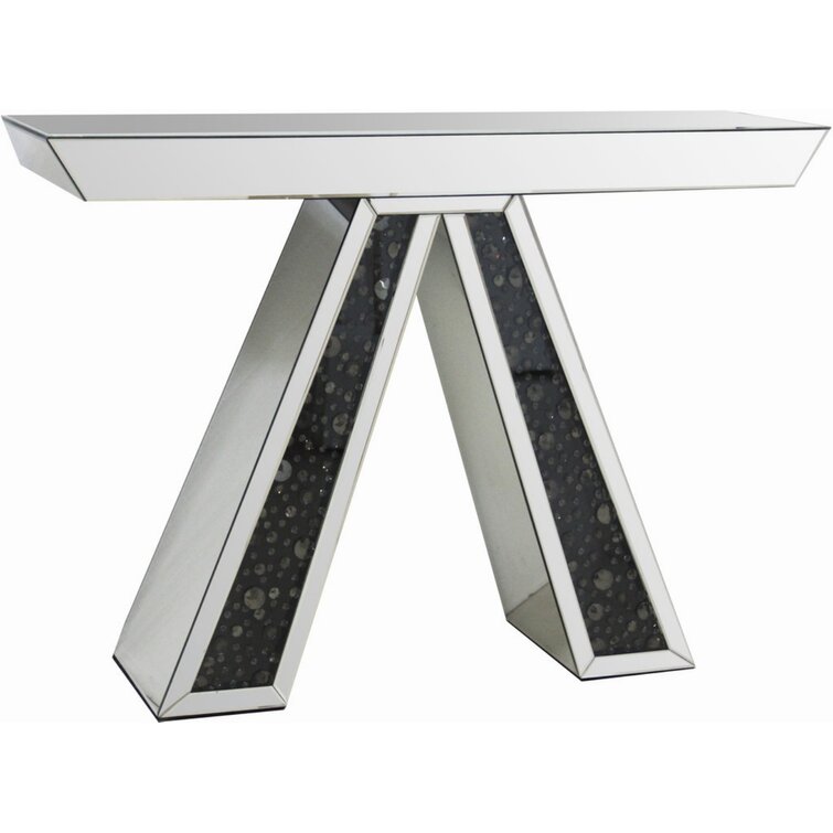 LV Mirror 47 Wide Console Table with LED Lights
