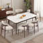 Chaise d'appoint rembourrée en bois massif Vannie-95237292-95237294-95178665