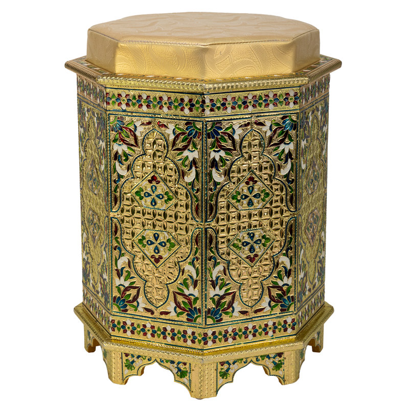 Basilotto Aluminium Accent Stool