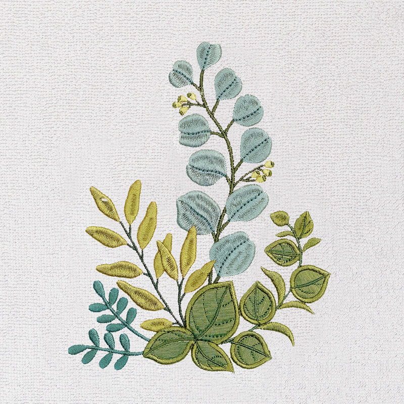 Ensemble de serviettes 3 pièces Botanica, Argent