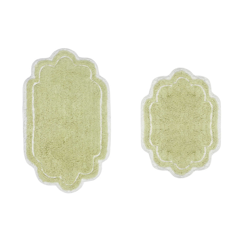 Tapis pour salle de bain Dobrinka, Vert