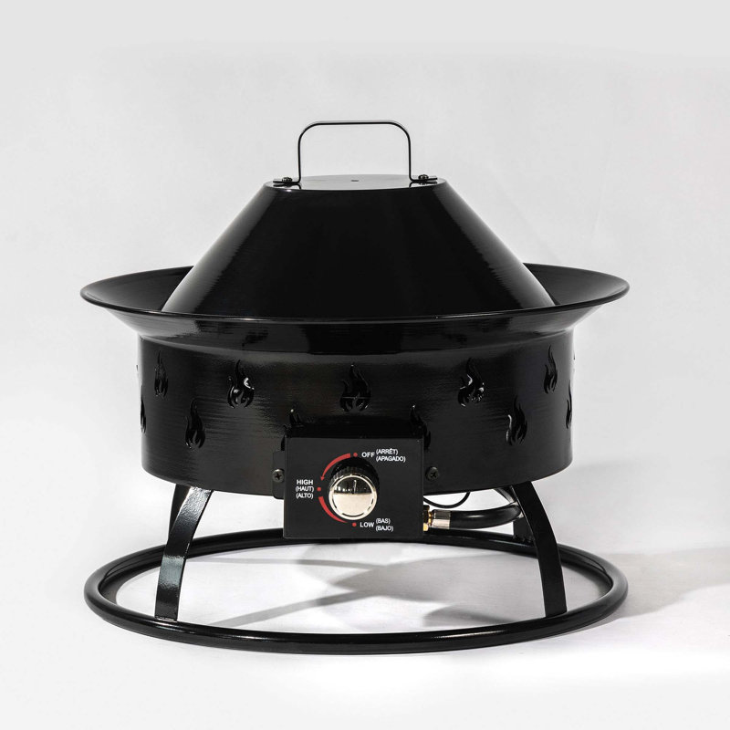 Mini Fire Pit Outdoor Portable Fire Pit Steel Camping Fire Pit With Lava Rocks