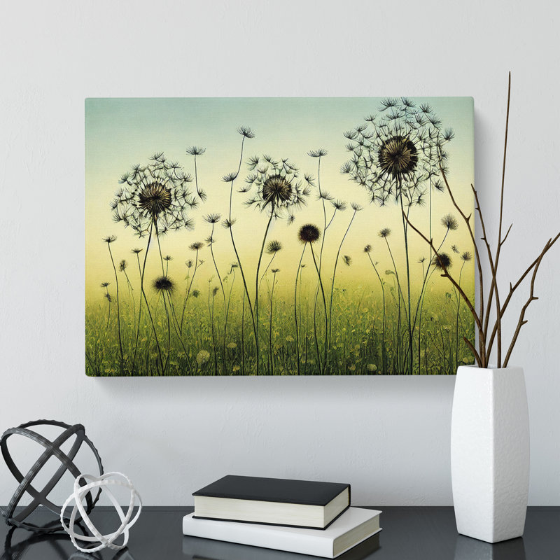 Dandelion Field Vol.3 - Wrapped Canvas, 50cm H x 76cm W x 3cm D