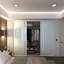 Garde-robe coulissant 4 panneaux en verre laiteux-86309578-86309585-126699343