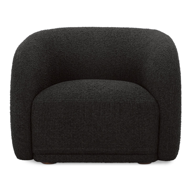 Fauteuil d'appoint Penelope, Bouclé noir