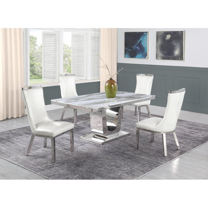 Ensemble repas pour 4 personnes Cattalaya, 5 pièces