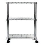 Tadcaster 22.5'' W Metal Height -Adjustable Shelving Unit with Wheels