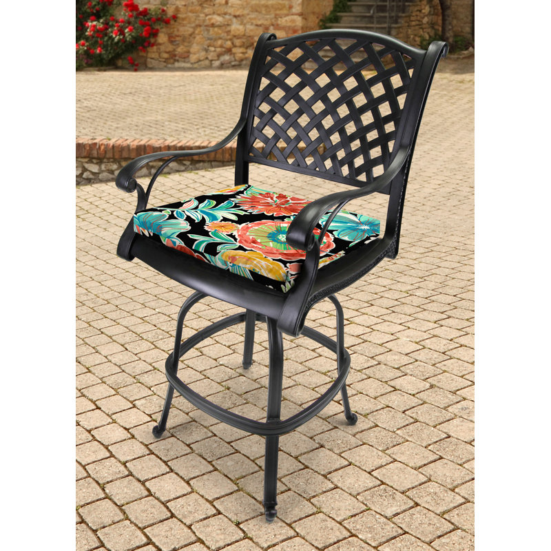 Outdoor Seat/Back Cushion, Colsen Noir