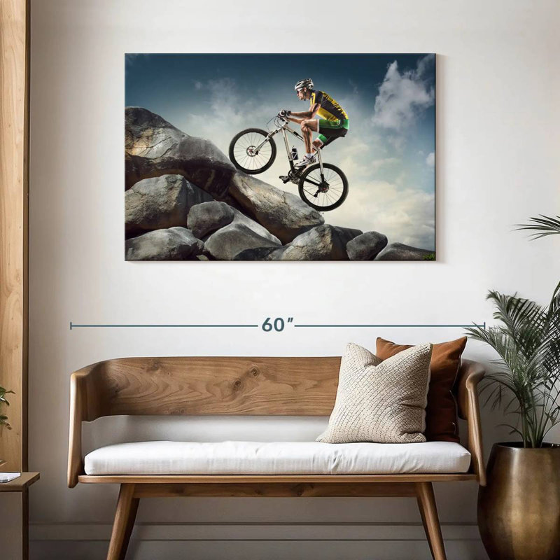 Mehar Cyclist Uphill, H 30 po x l 45 po