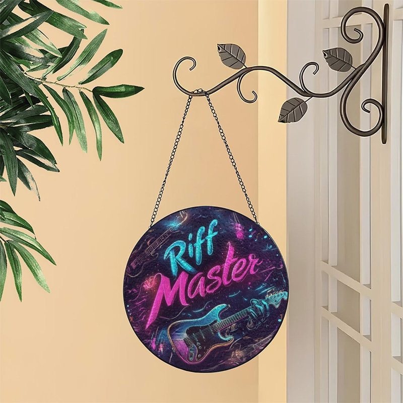 Panneau de vitrail Riff Master, 9,8 x 9,8 po (25 x 25 cm)