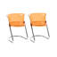 43 cm H Cantilever Chair in Orange
