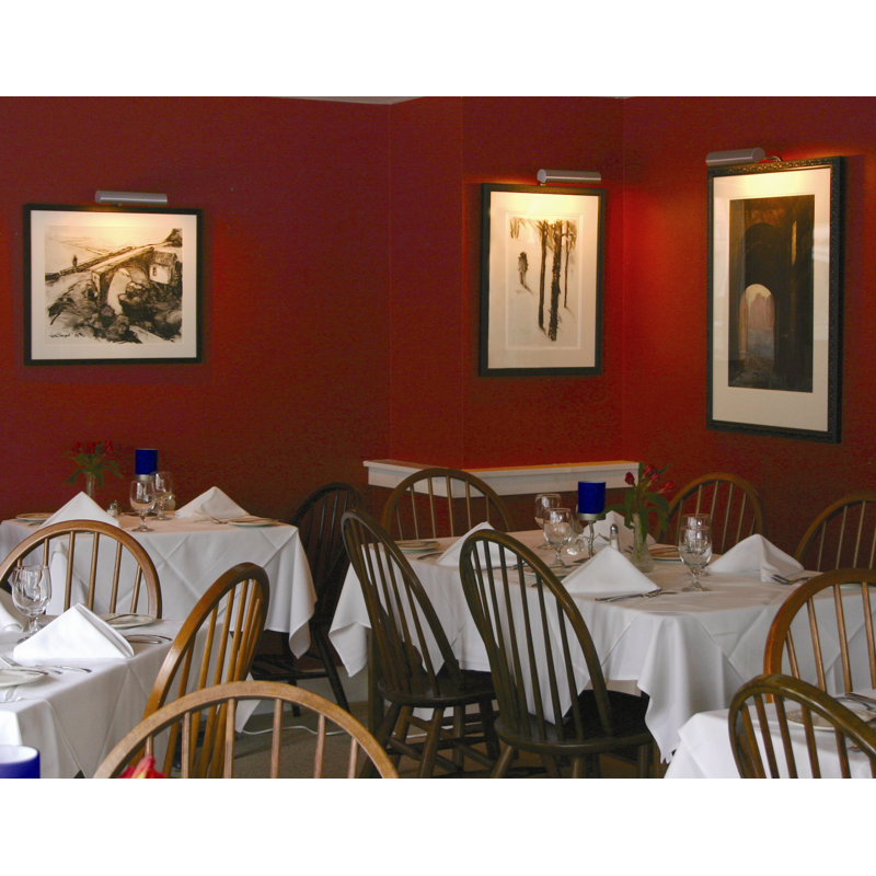 Frame Mounted Picture Light, Polished Brass
