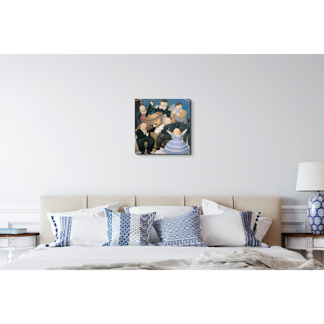 Homage to Fernando Music by Art Studio 58x58 Cm Frameless Panel Lightweight Ready to Hang