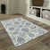 Tapis gris / bleu Idara