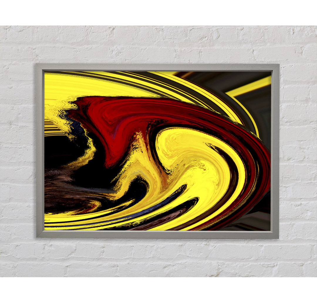 Gerahmtes Wandbild Yellow Energy