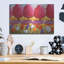 «Pink Trees Path & Tulips» par Cathy Horvath-Buchanan, art mural en métal, 24 po x 16 po-1759173608