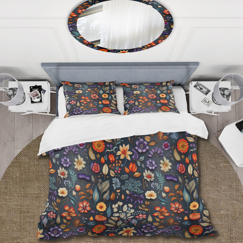 Ensemble de housse de couette Tropical Tapestries, Housse de couette pour très grand lit et 2 très