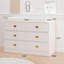 Commode pour table à langer 6 tiroirs avec prises de courant, coussin et plateau amovible-1931599004