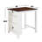 36"W Small Space Counter Height Dining Table With USB Charging Ports And Shelves-908107531-908107530