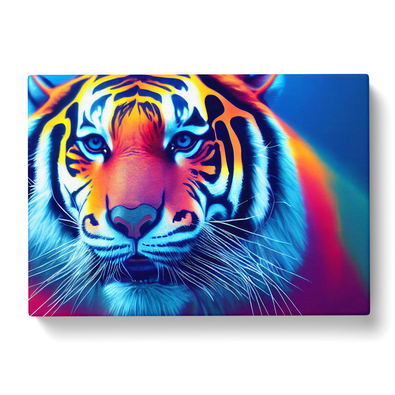 Tiger Colours Vol.2 - Wrapped Canvas, 35cm H x 50cm W x 3cm D