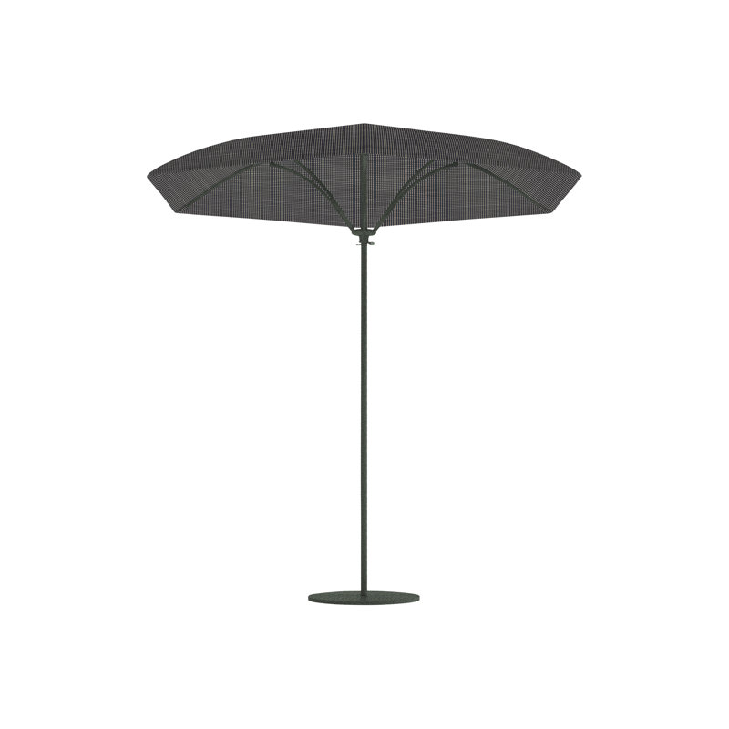 Parasol de marché Trace 9 pi 2 po, Ouverture manuelle, Parchemin, Rincon