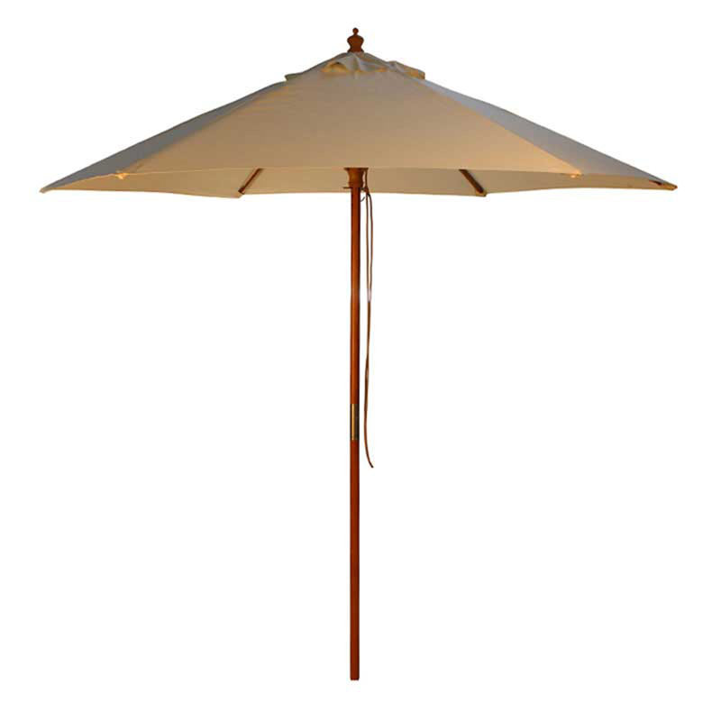 Sasha 635cm Market Parasol, Natural