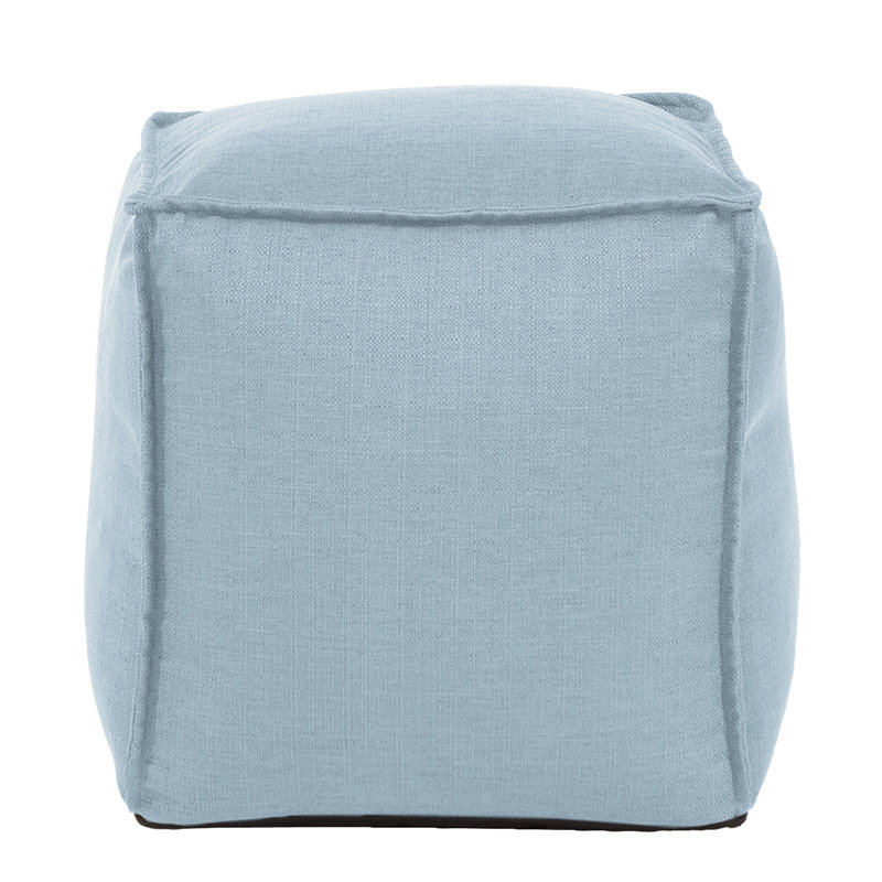 Repose-pieds repose-pieds carré en mélange de polyester 20" Philip, Brise