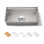 Évier de cuisine simple encastré L 33 po x l 17 3/4 po x 11 po avec accessoires Prolific®