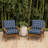 ARDEN earthFIBER Tufted Blowfill Deep Seat Set, 24 x 24
