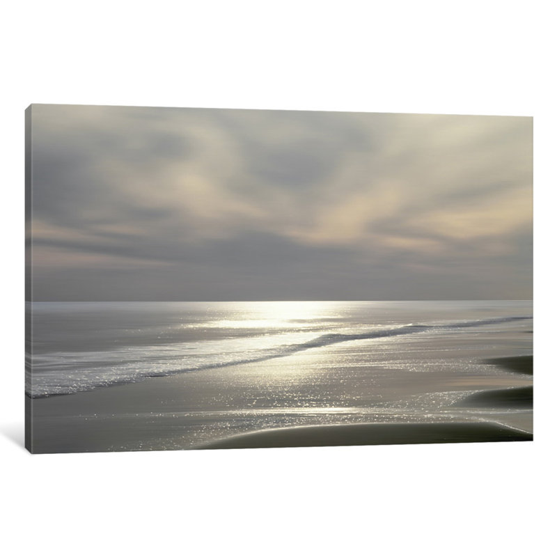 " Silver Light " by Maggie Olsen, 26" H x 40" W x 1.5" D, Wrapped Canvas