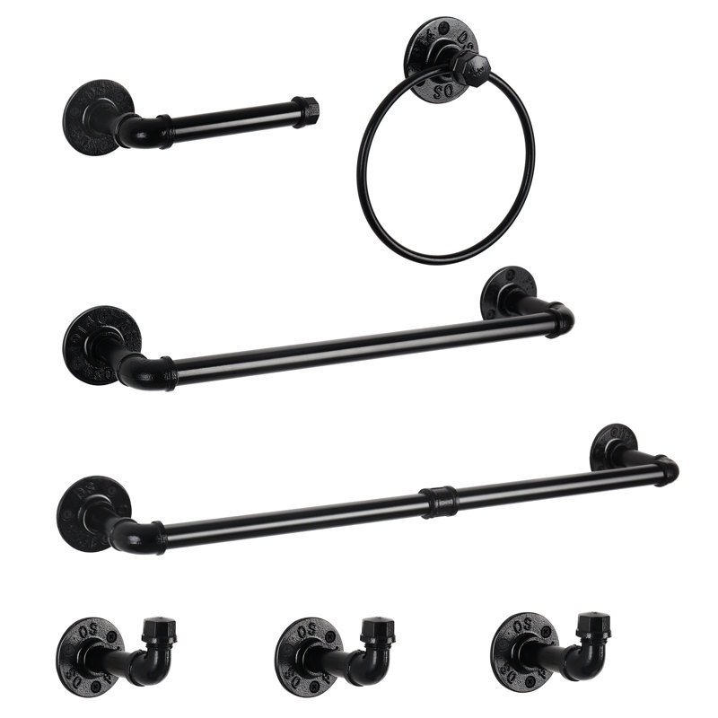 7 - Piece Bathroom Hardware Set