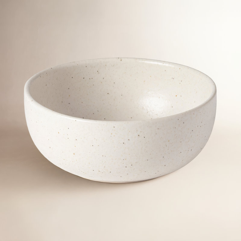 Casafina Pacifica Handmade Stoneware Dining Bowl, Vanilla