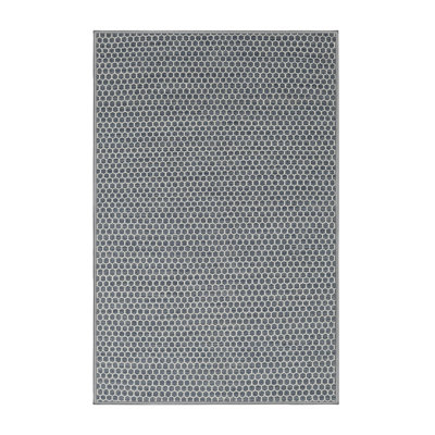 Tapis gris/argenté contemporaine Swampscott