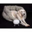 Animal Print Orthopedic Fleece Pet Bed-43541242