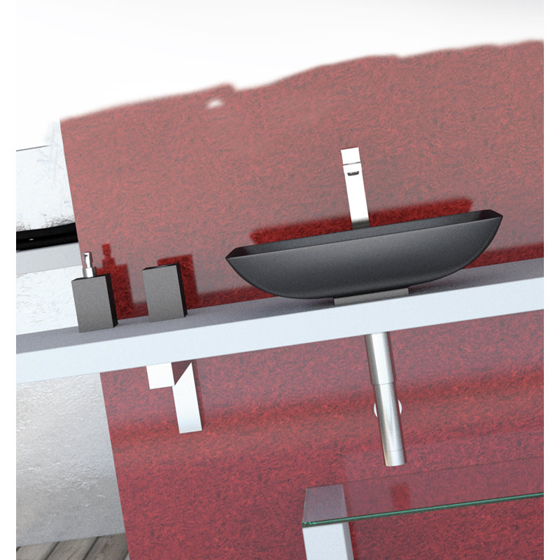 Vetro Freddo 20.5'' L Bathroom Sink
