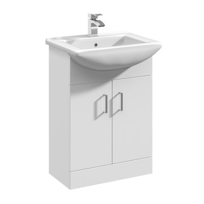 Mayford 550mm Single Bathroom Vanity with Integrated Ceramic Basin