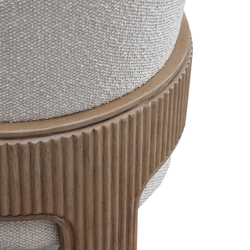Chaise de salle à manger West Kensington - Caramel sel de mer, Bois jaune moyen
