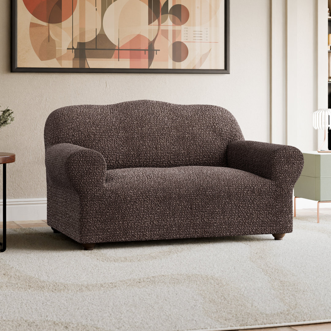 Stretchy Slipcover for Loveseat Sofa - Italian Style & Premium Quality - Mille Righe Collection PAULATO by GA.I.CO. Fabric