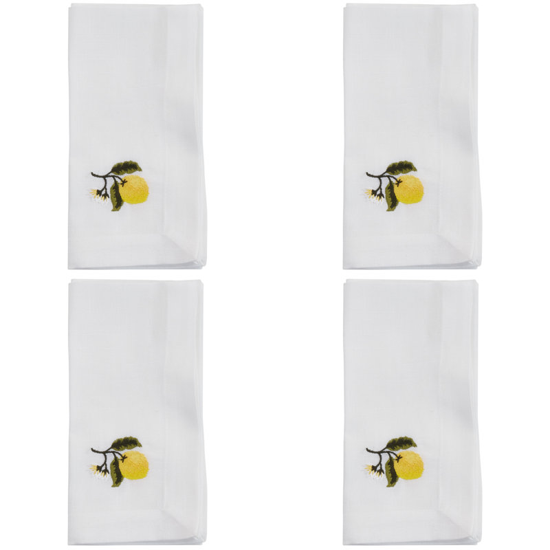 Polyester Embroidered Square Napkin
