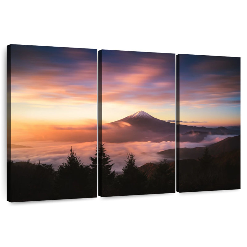 Alvord Mount Fuji Cloudscape, 24" H x 38" W