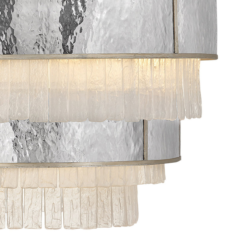 Reverie 12 - Light Unique Tiered Chandelier with Crystal Accents