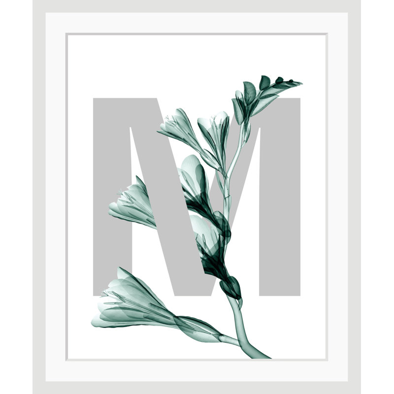 Letter M - Single Picture Frame Print