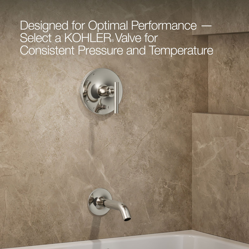 Purist® Tub and Shower Faucet, Vibrant Polished Nickel, Lever