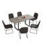 Table de salle à manger extensible avec chaises Genowefa-2129407092