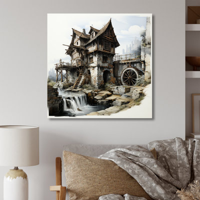 Dessin d'un conte de fées Mills I sur toile