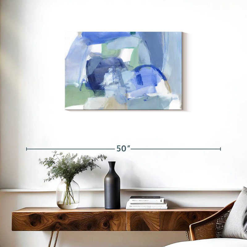 Avery Blue Formation II, 20" H x 30" W